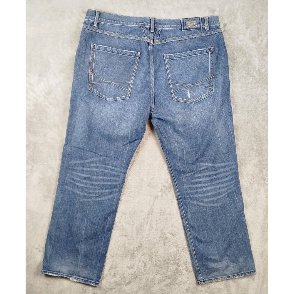Vintage Marithe Francois Girbaud Blue X-Edge Relaxed Fit‎ Jeans Mens 42x31 - Picture 2 of 14